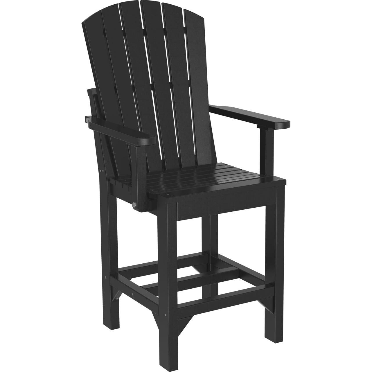 LuxCraft Adirondack Counter Height Arm Chair