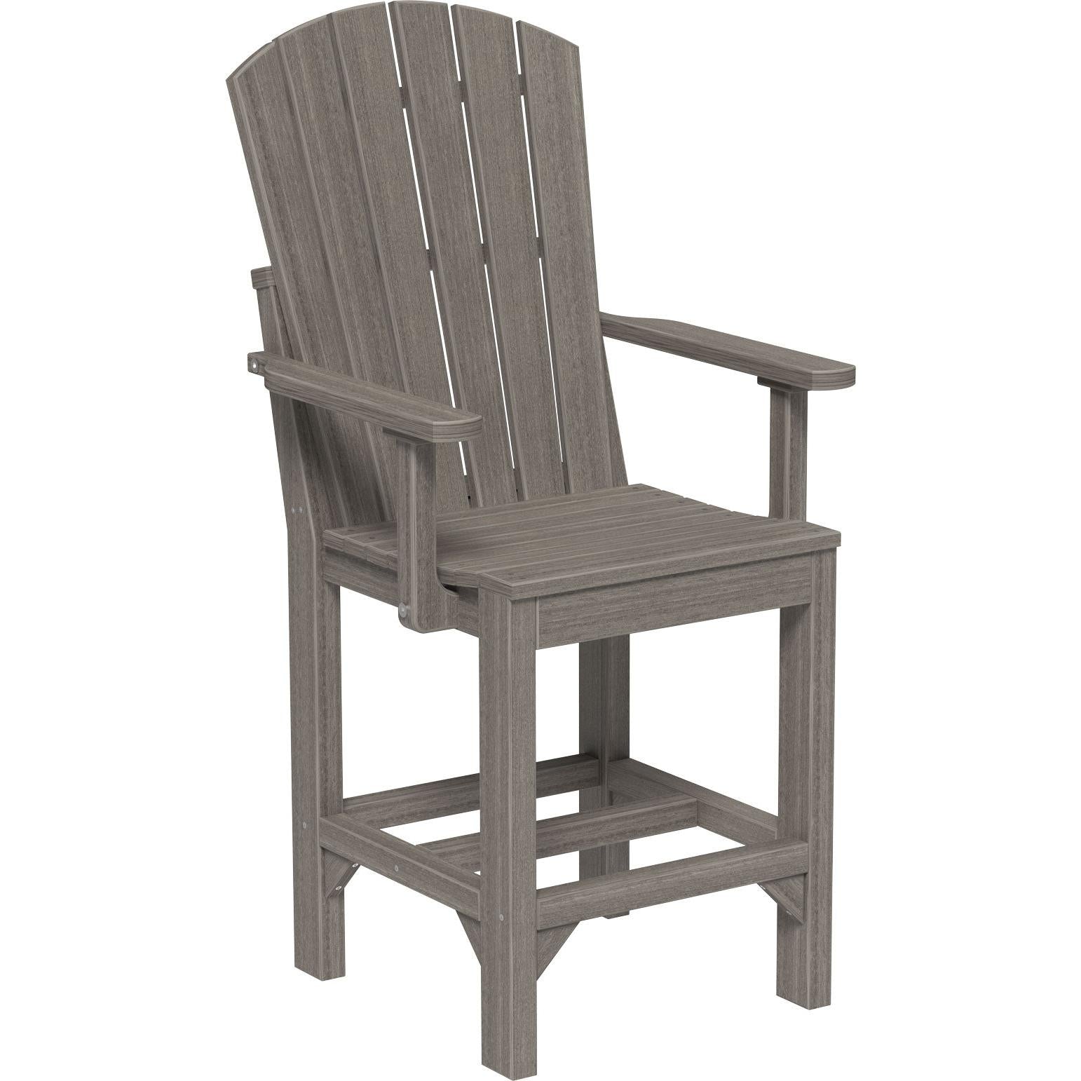 LuxCraft Adirondack Counter Height Arm Chair