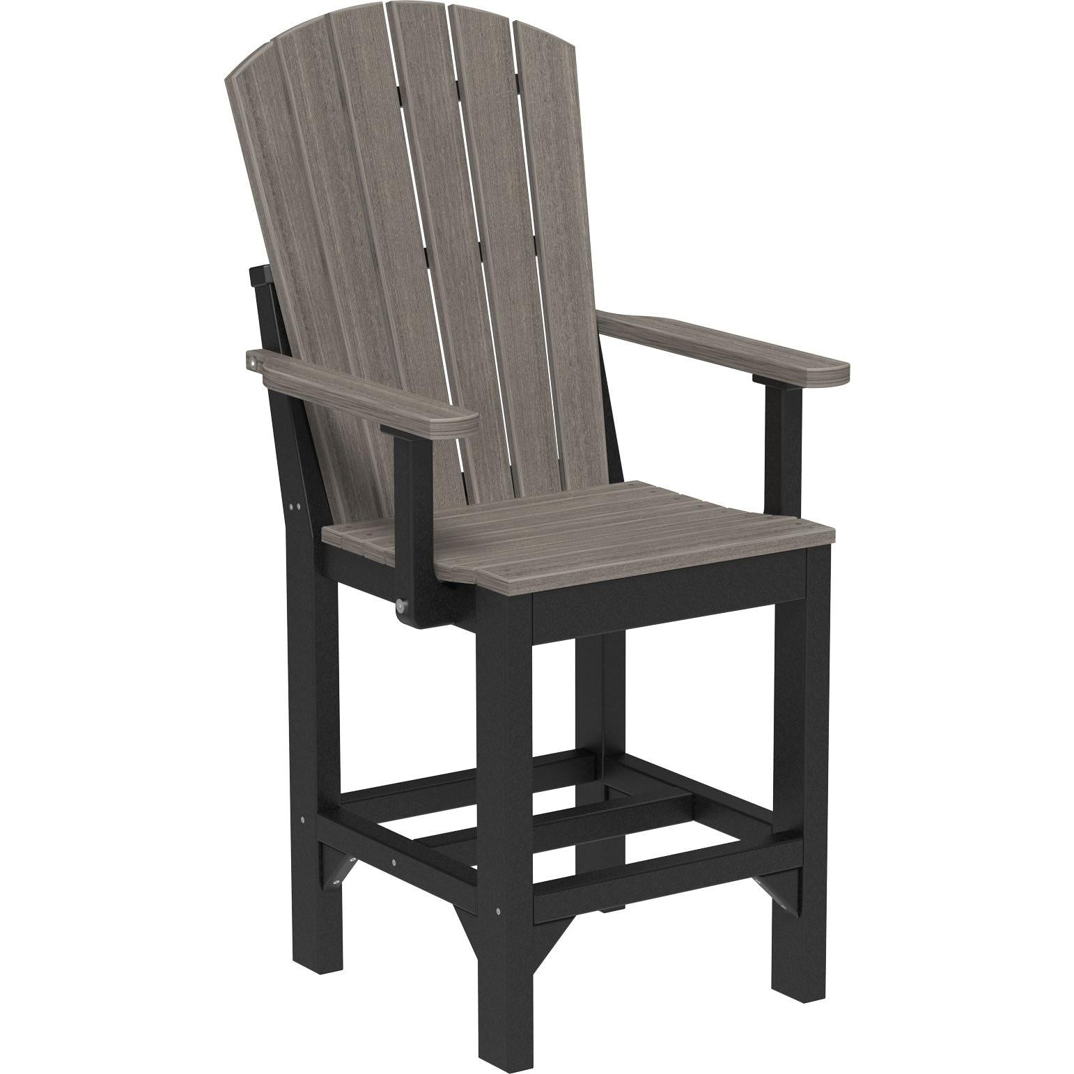 LuxCraft Adirondack Counter Height Arm Chair