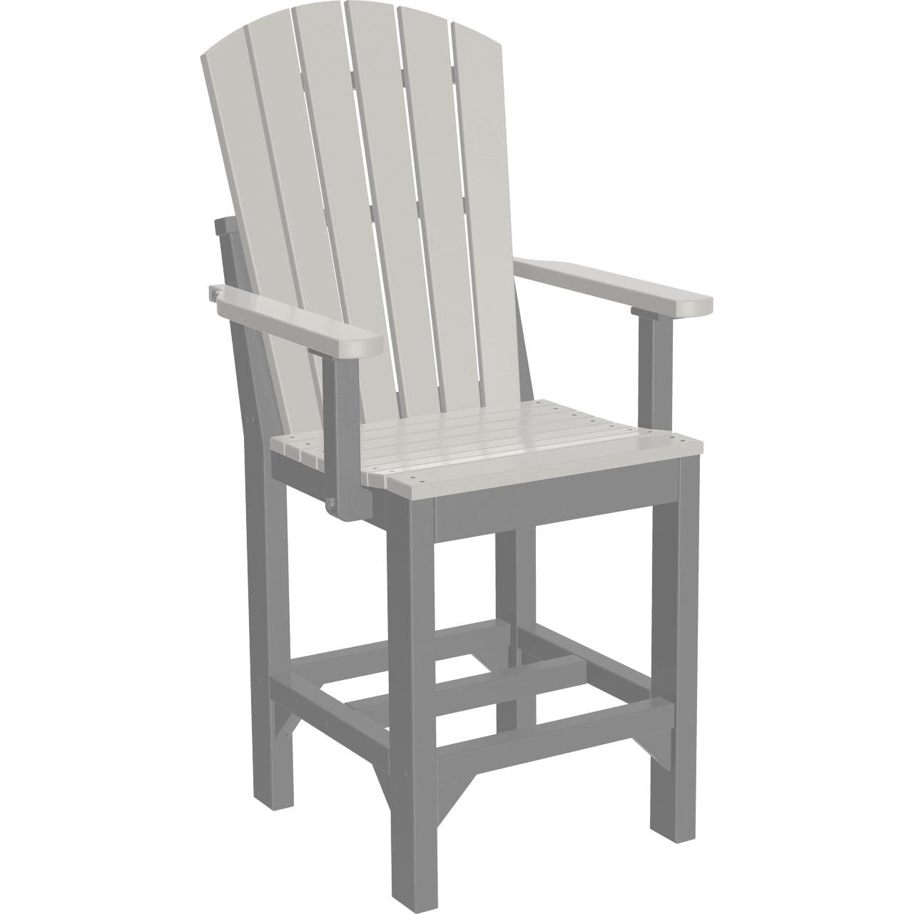LuxCraft Adirondack Counter Height Arm Chair