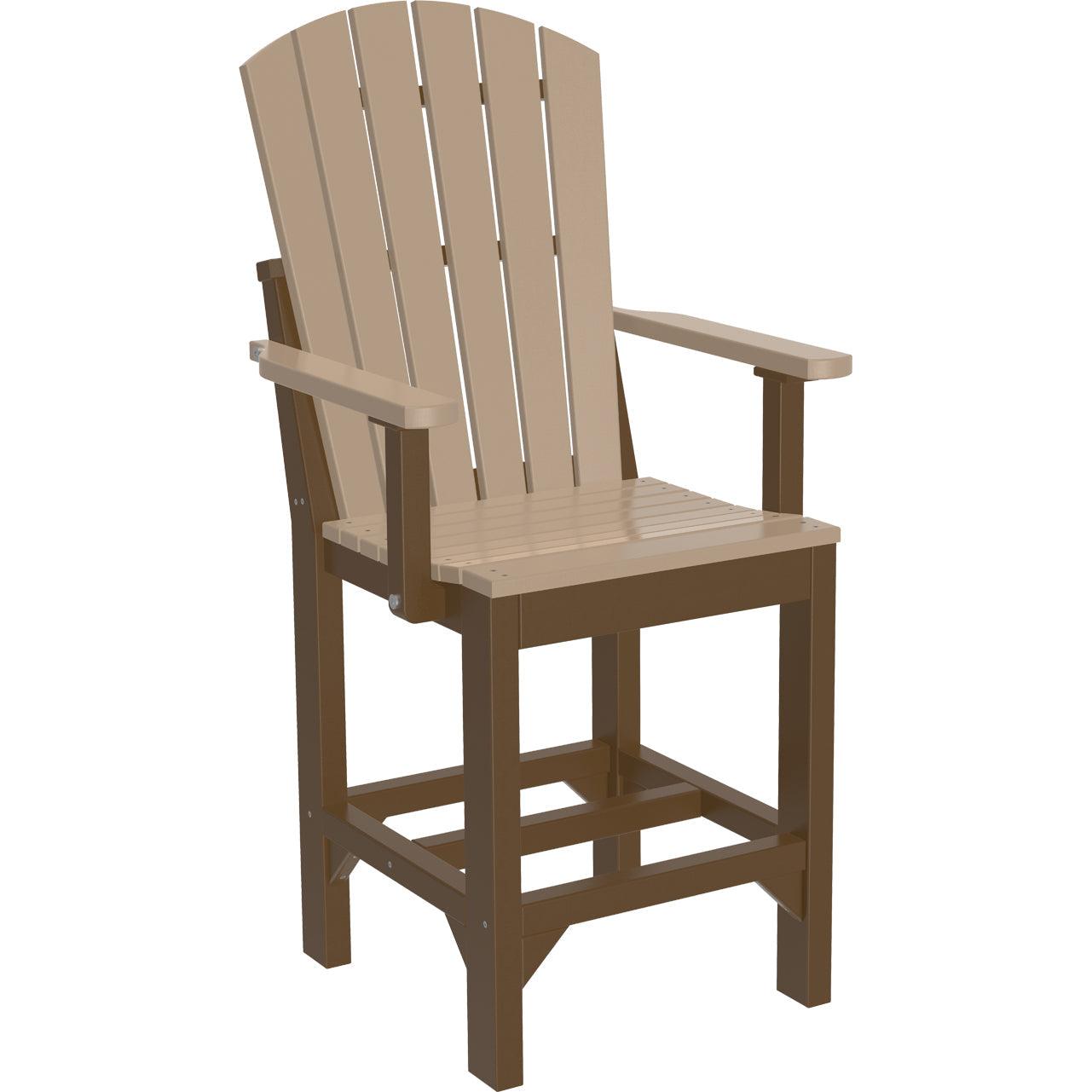LuxCraft Adirondack Arm Chair Counter Height