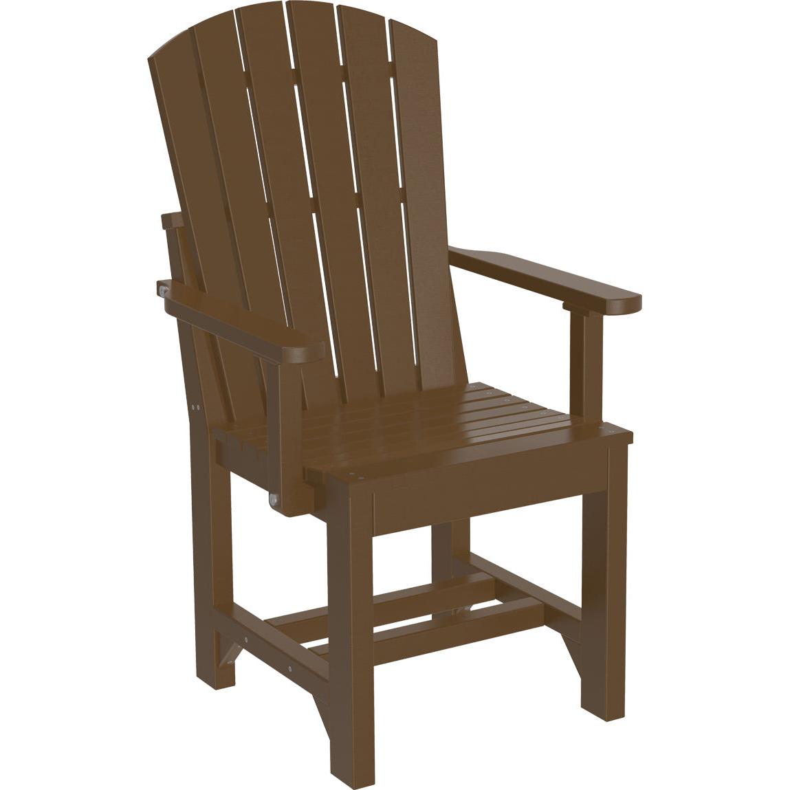 LuxCraft Adirondack Dining Height Arm Chair