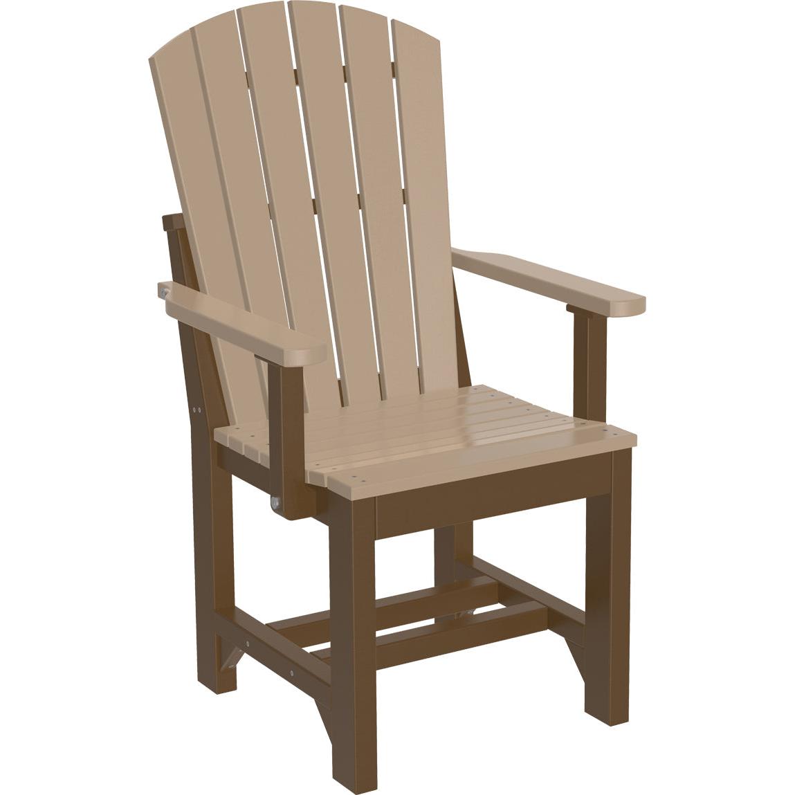 LuxCraft Adirondack Dining Height Arm Chair