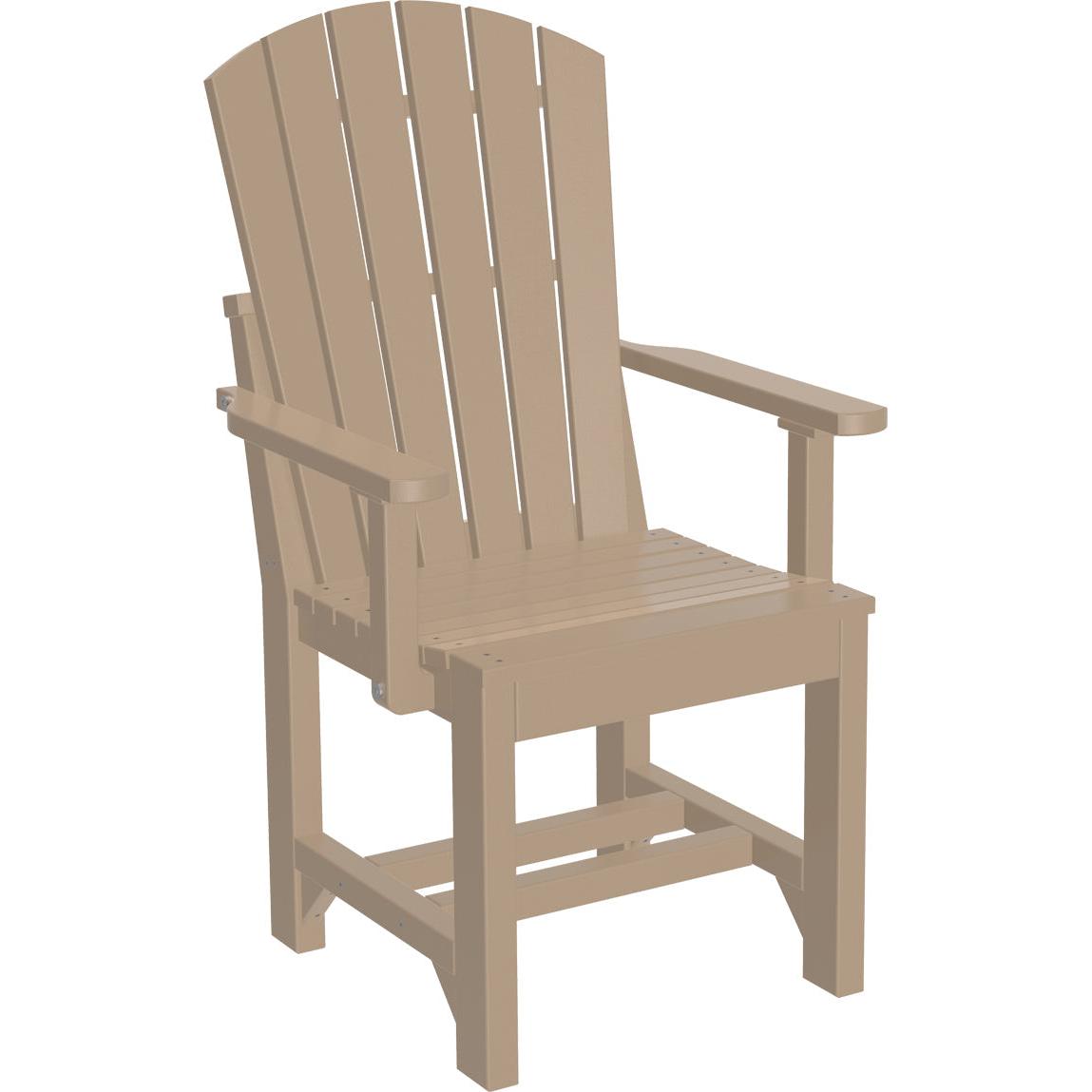 LuxCraft Adirondack Dining Height Arm Chair