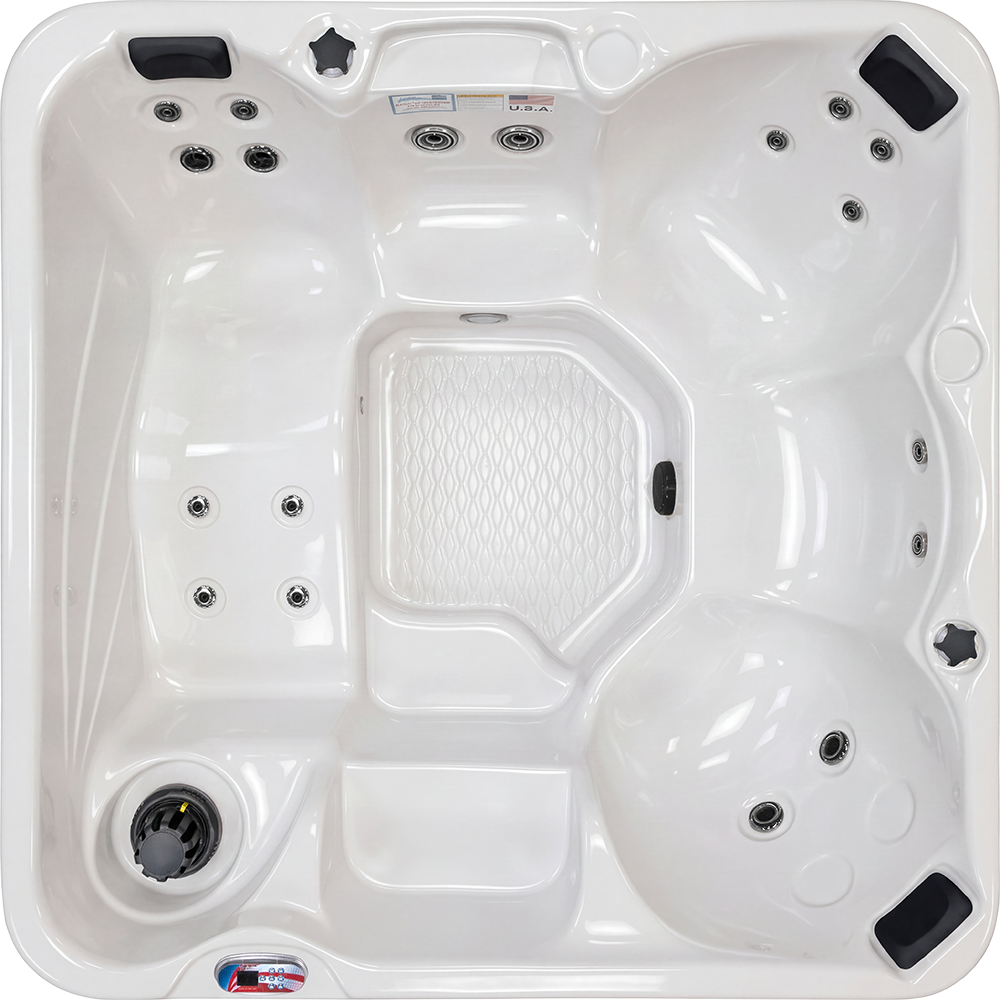 American Spas 84-Inch 18-Jet 6-Person Plug and Play Acrylic Hot Tub with Lounger