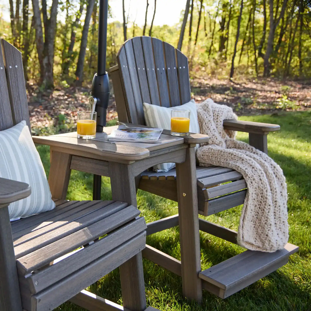 LuxCraft Adirondack Balcony Chair 34 x 30 x 49 in