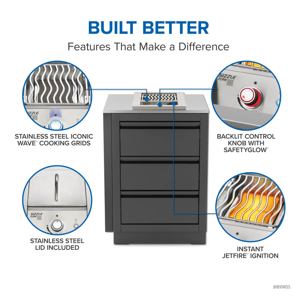 Napoleon Built-In 700 Series Single Infrared Burner BIB10IRPSS