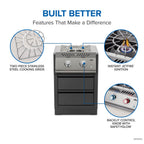 Napoleon Built-In 700 Series 18 Power Burner BIB18PBPSS