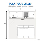 Napoleon Built-In 700 Series Dual Range Burner BIB18RTPSS