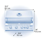 Napoleon Built-In 700 Series BIG32RBPSS-1