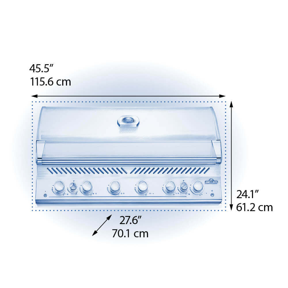 Napoleon Built-In 700 Series 44 Propane Grill BIG44RBPSS-1