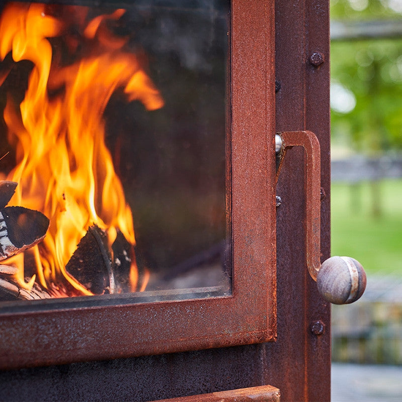 RB73 Bijuga Wood Burning Outdoor Fireplace BIJUGA