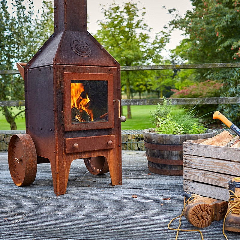 RB73 Bijuga Wood Burning Outdoor Fireplace BIJUGA