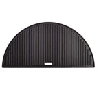 Classic Joe® Half Moon Soapstone, Half Moon Cast Iron Reversible Griddle, and Cover