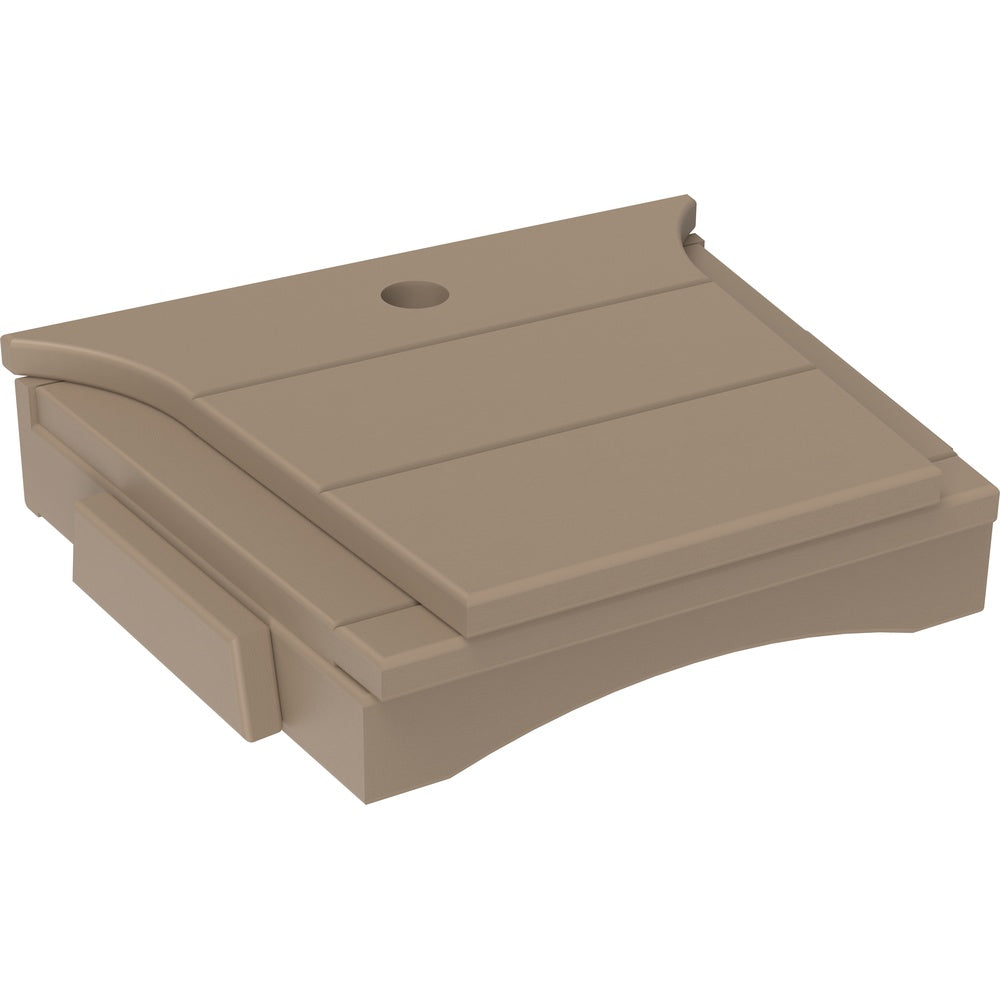 LuxCraft Balcony Tete-a-Tete Table (BTT) - BTTWW Balcony Tete-a-Tete Table (Weatherwood)