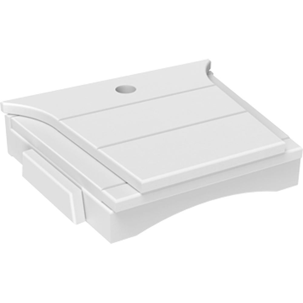 LuxCraft Balcony Tete-a-Tete Table (BTT) - BTTW Balcony Tete-a-Tete Table (White)