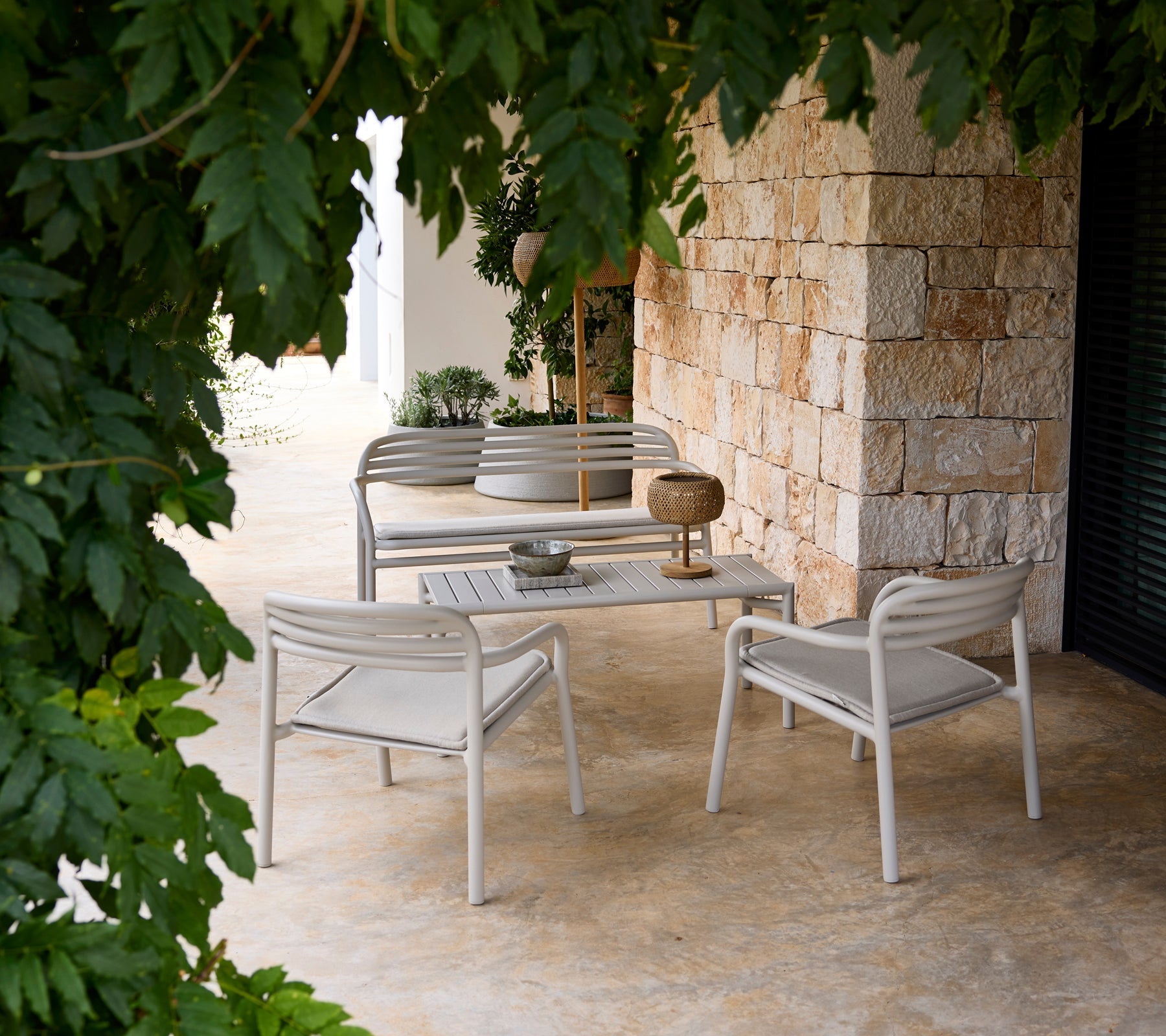 Cane-Line Bliss Lounge Chair Aluminium