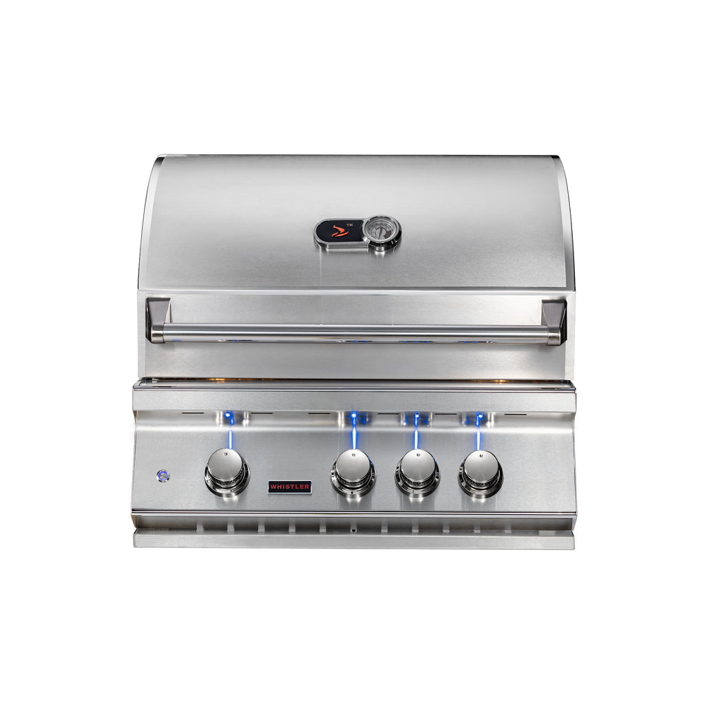 Whistler 28-Inch Stainless Steel Built-In 3 Burner Gas Grill