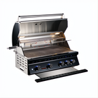 Whistler 34-Inch Black Stainless Steel Built-In 4 Burner Gas Grill