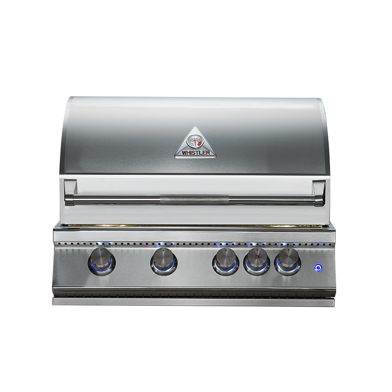 Whistler 32-Inch Stainless Steel Built-In 4 Burner Gas Grill