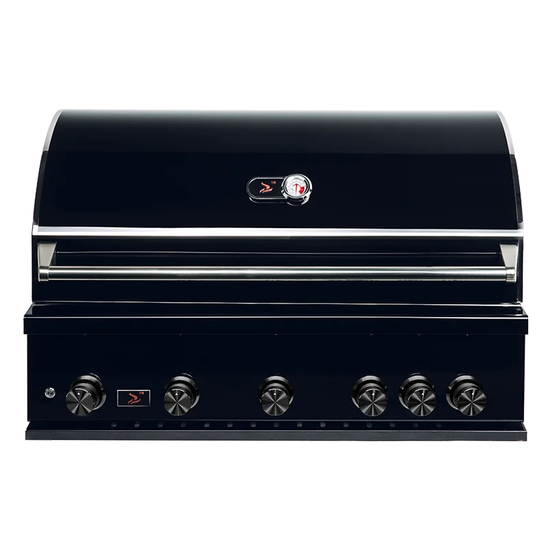 Whistler 42-Inch Black Stainless Steel Built-In 5 Burner Gas Grill
