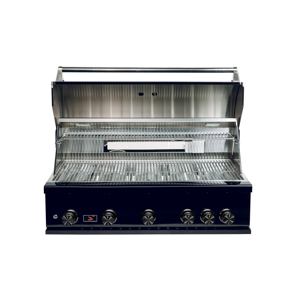Whistler 42-Inch Black Stainless Steel Built-In 5 Burner Gas Grill