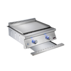 Whistler 28-Inch Stainless Steel Built-In 2 Burner Gas Griddle