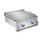 Whistler 28-Inch Stainless Steel Built-In 2 Burner Gas Griddle