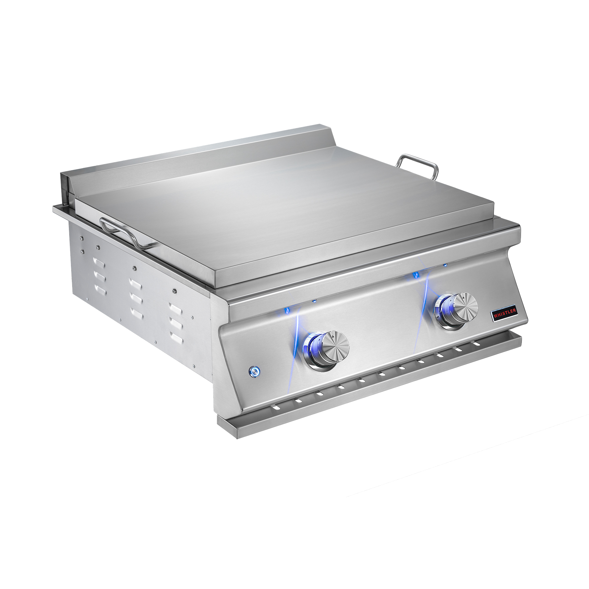 Whistler 28-Inch Stainless Steel Built-In 2 Burner Gas Griddle