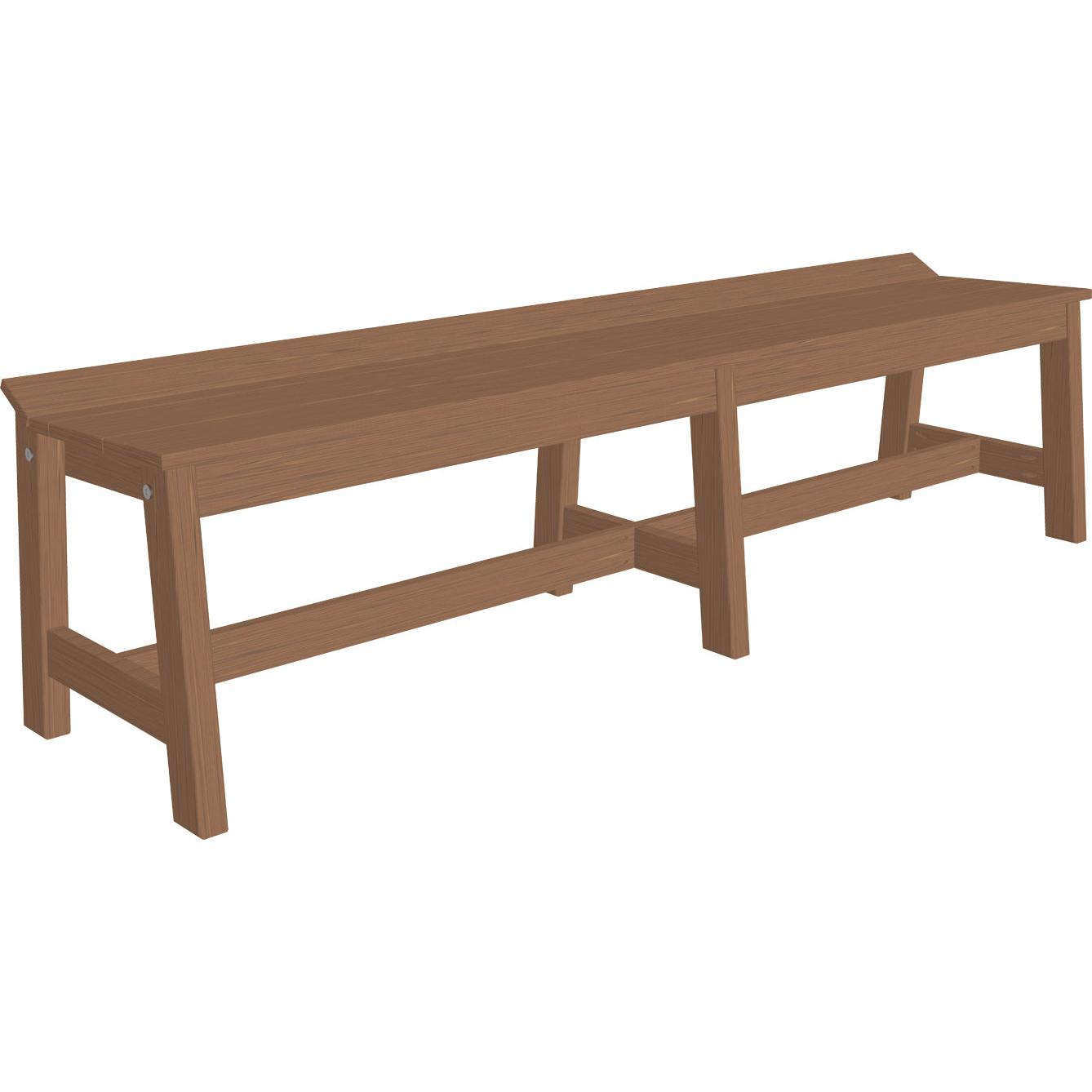 LuxCraft 72" Cafe Dining Bench