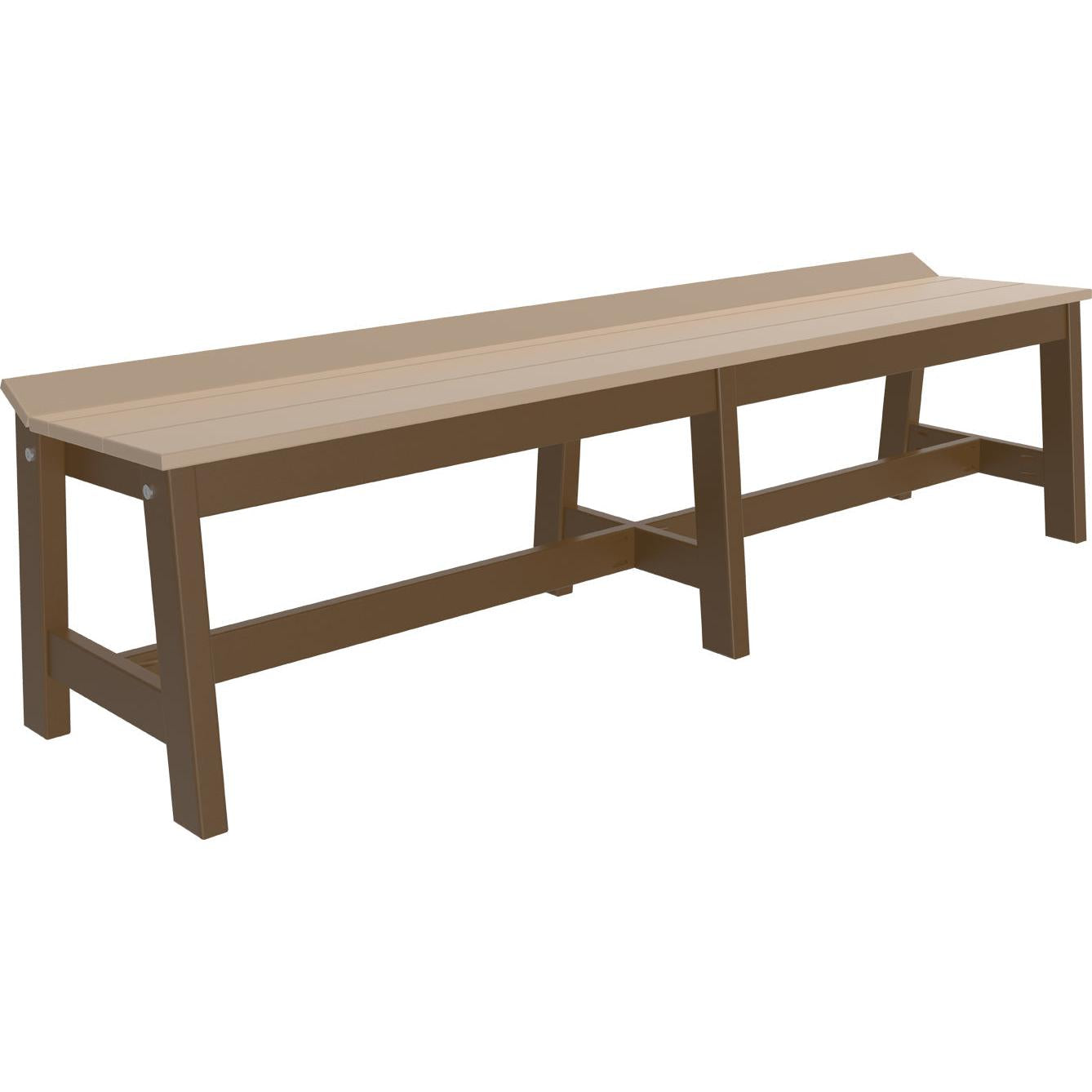 LuxCraft 72" Cafe Dining Bench