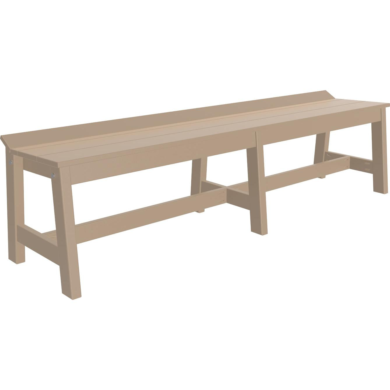 LuxCraft 72" Cafe Dining Bench