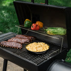 Char-Griller Smokin' Pro Barrel Grill and Offset Smoker 8125