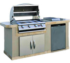 Cal Flame Pacifica Q 7 Ft. BBQ Grill Island BBK701