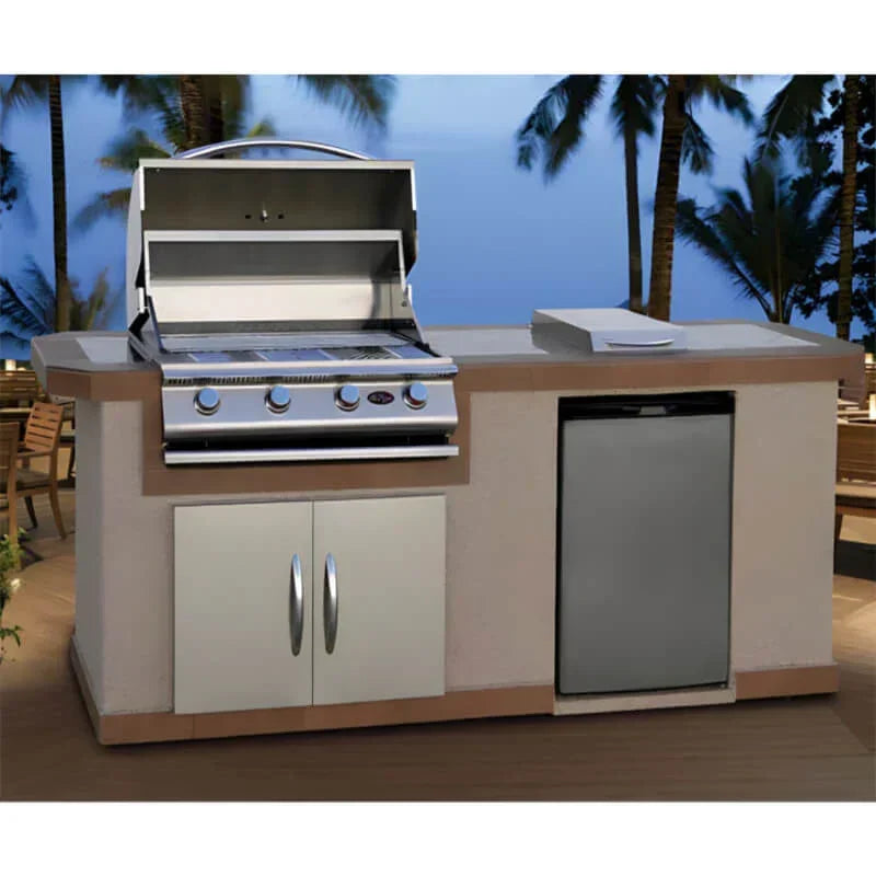 Cal Flame Atlantic Q 8 Ft. BBQ Grill Island BBK801