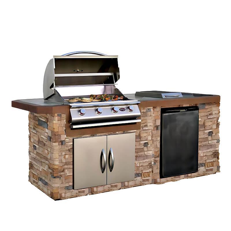 Cal Flame Baja Q 7 Ft. BBQ Grill Island BBK-710