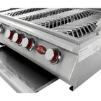 Cal Flame P Series 4 Burner Built In Grill BBQ19P04