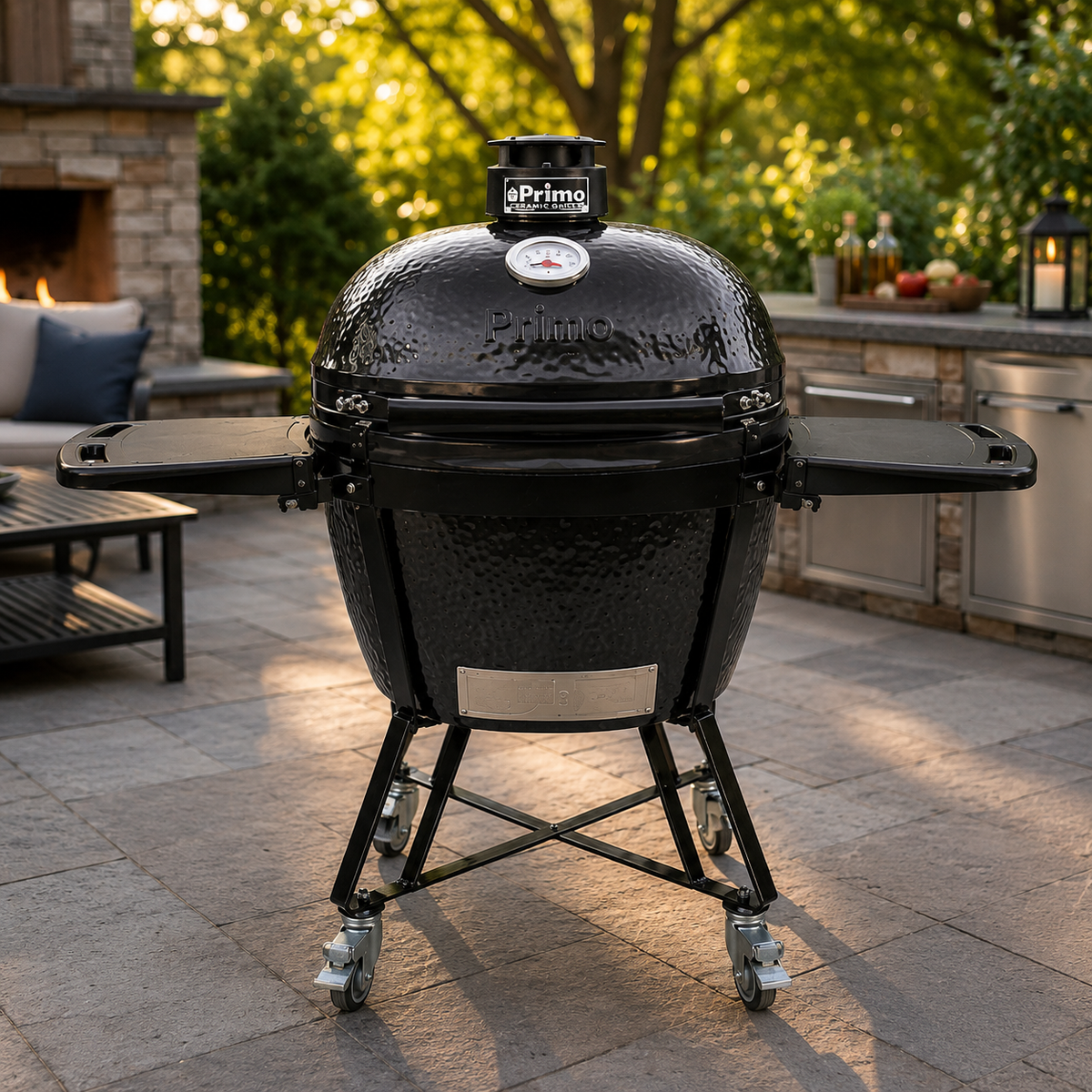 Primo Grills Oval XXL All-In-One Cart Grill PGCXXLC