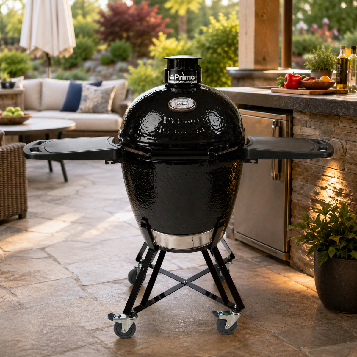 Primo Round All-In-One Kamado Grill PGCRC