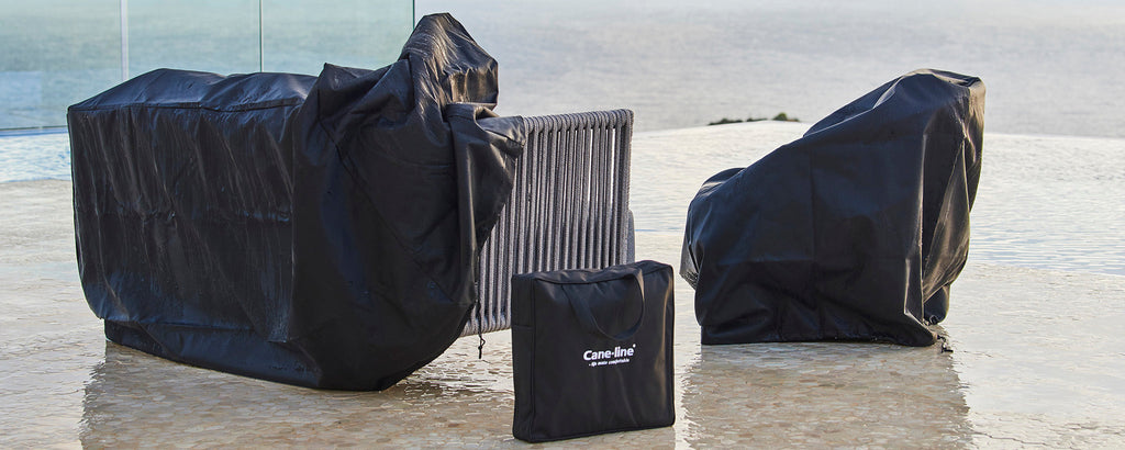 Cane-line Design Patio Table Cover 215x145x100cm Black