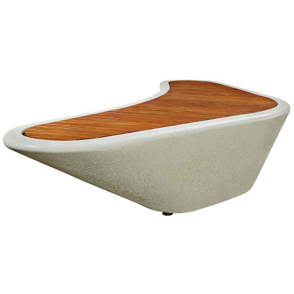 Wausau Tile DF5330 Collaboration Boomerang Bench official product image