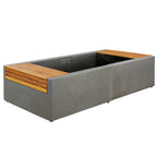 Wausau Tile DF5515 Collaboration Lluvia Planter Bench official product image
