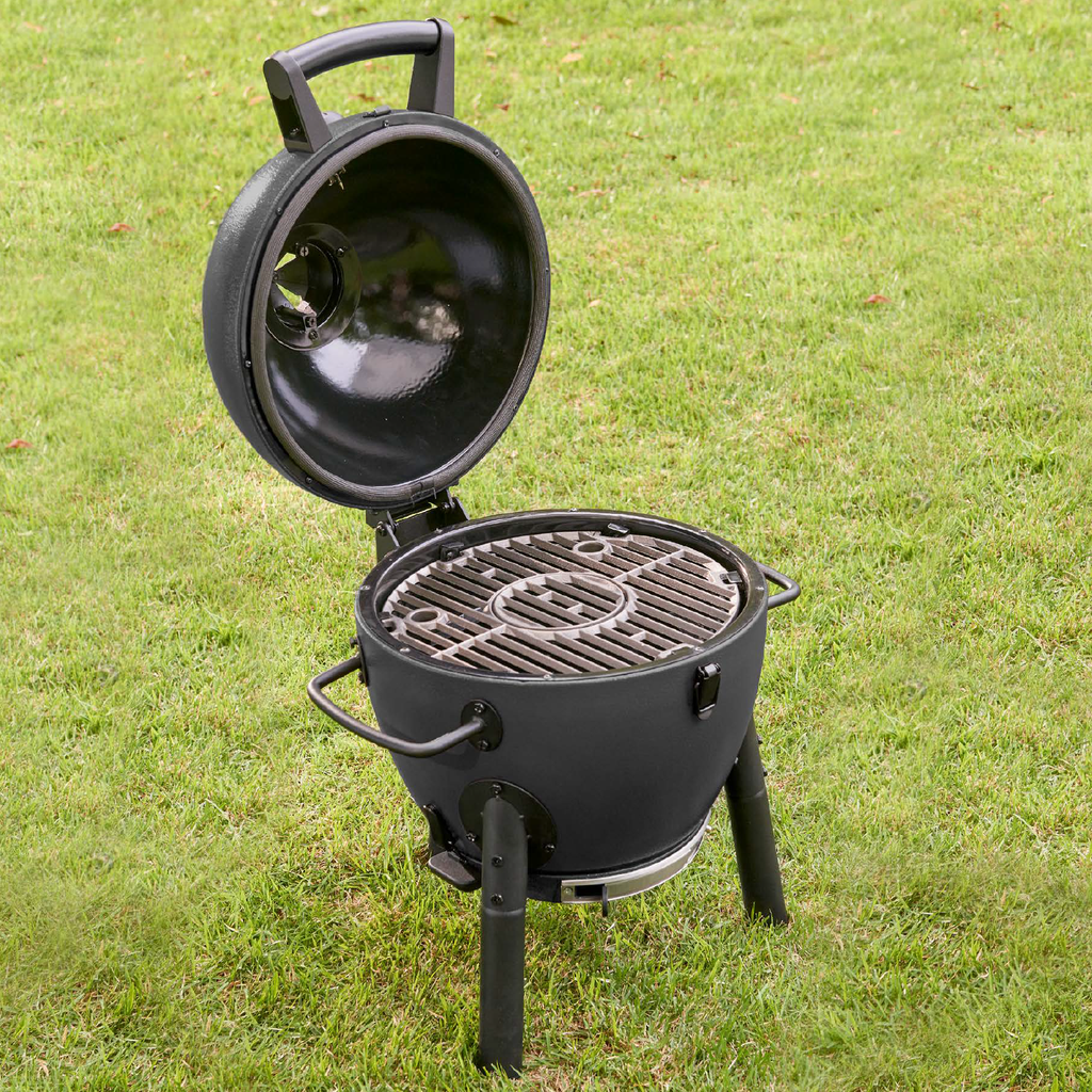 Char-Griller AKORN Jr. Kamado Charcoal Grill Grey