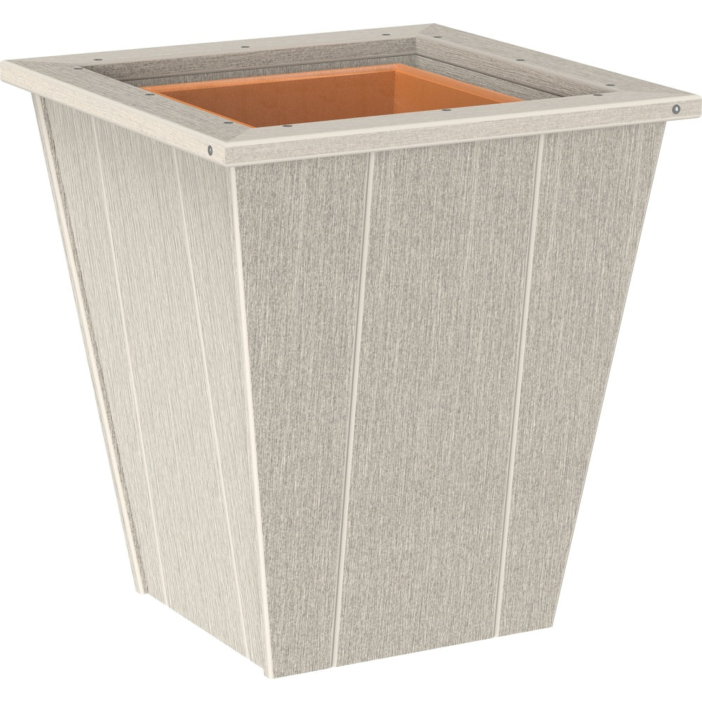 LuxCraft Elite Planter (18") (EP18) - EP18BI Elite Planter (18'') Birch