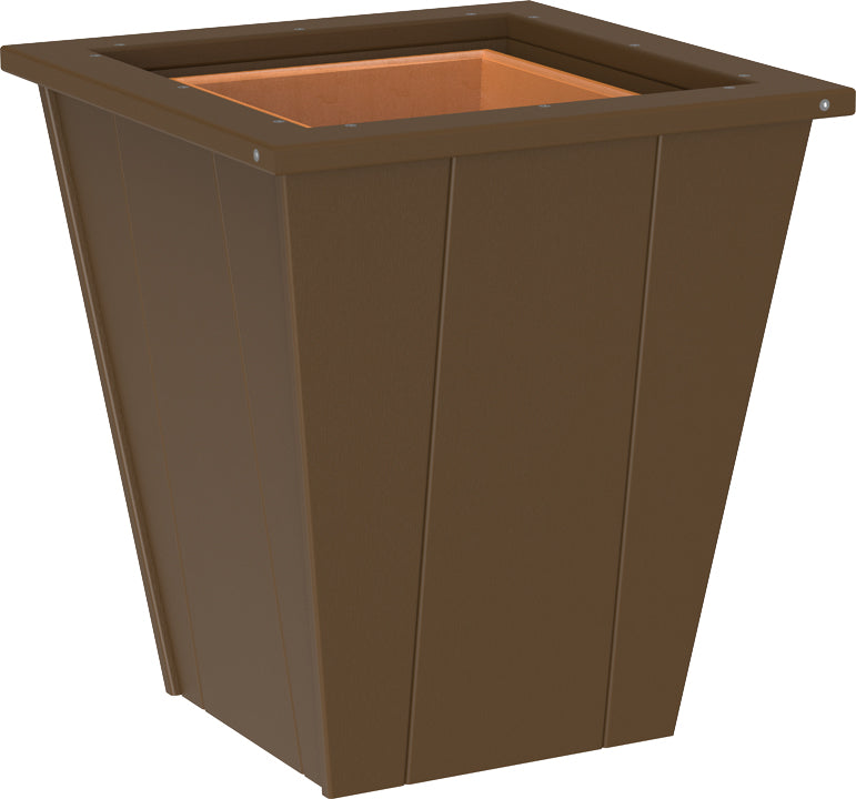 LuxCraft 18" Elite Planter Black