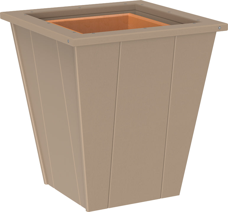 LuxCraft 18" Elite Planter Black