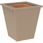 LuxCraft Elite Planter (18") (EP18) - EP18WW Elite Planter (18'') Weatherwood