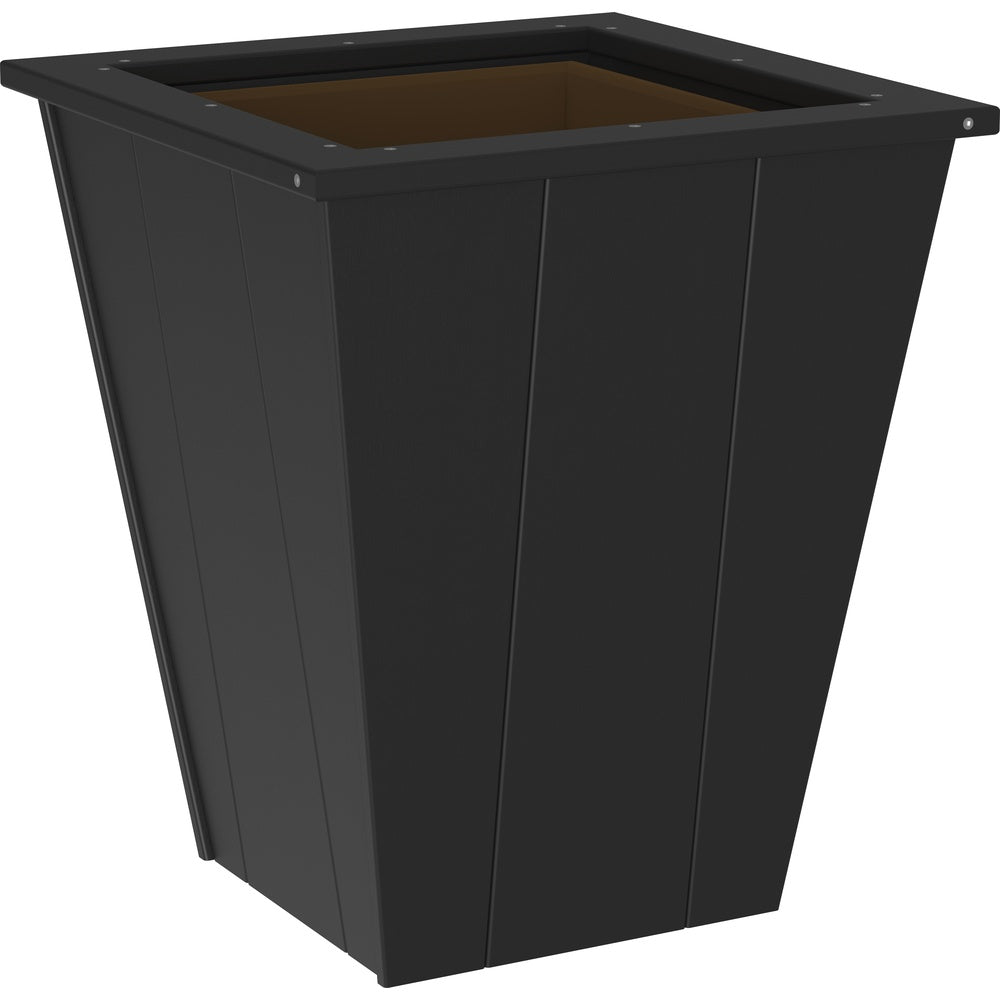 LuxCraft Elite Planter (22") (EP22) - EP22BK Elite Planter (22'') Black