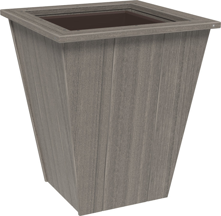 LuxCraft 18" Elite Planter Black