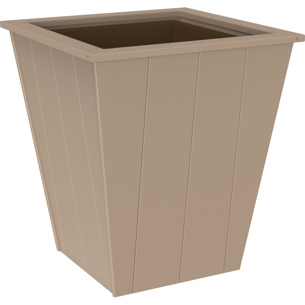LuxCraft Elite Planter (26") (EP26) - EP26WW Elite Planter (26'') Weatherwood